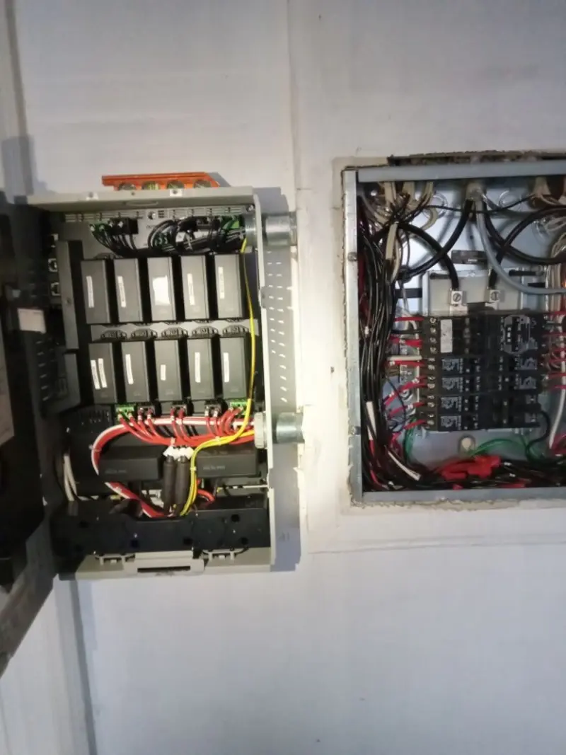Electrical panel upgrade completed for Commercial Electrician Services in Manchester